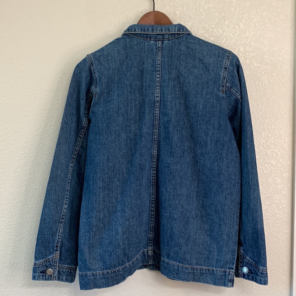 Everlane Dark Blue Denim Jean Jacket - Picture 3 of 16